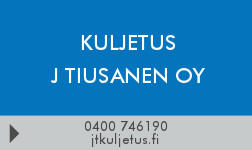 Kuljetus J Tiusanen Oy logo